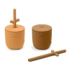 Outlet - Peekaboo Straw cup - Wally Mustard Ruokailuhetkiin