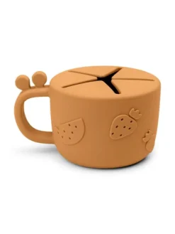 Best - Peekoboo Snack Cup - Raffi Mustard Ruokailuhetkiin