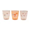 - Yummy mini lasit 3 kpl Happy clouds, papaya Ruokailuhetkiin