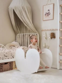 NUPPU keinuhevonen, white Toiminnalliset Lelut