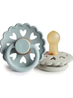 Clearance FRIGG - vauvan luonnonkumi tutti 2-Pack, Ole Lukoie/Clumsy Tutit Vauvalle