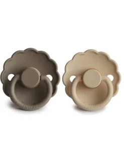 FRIGG - vauvan luonnonkumi tutti 2-Pack, Croissant/Portobello Tutit Vauvalle