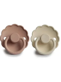 Sale FRIGG - vauvan silikoninen tutti 2-Pack, Blush/Cream Tutit Vauvalle
