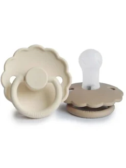 Discount FRIGG - vauvan silikoninen tutti 2-Pack, Cream/Croissant Tutit Vauvalle