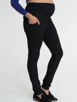 Best Funmum- Skinny jeans äitiysfarkut - musta Äitiyshousut Ja -Hameet