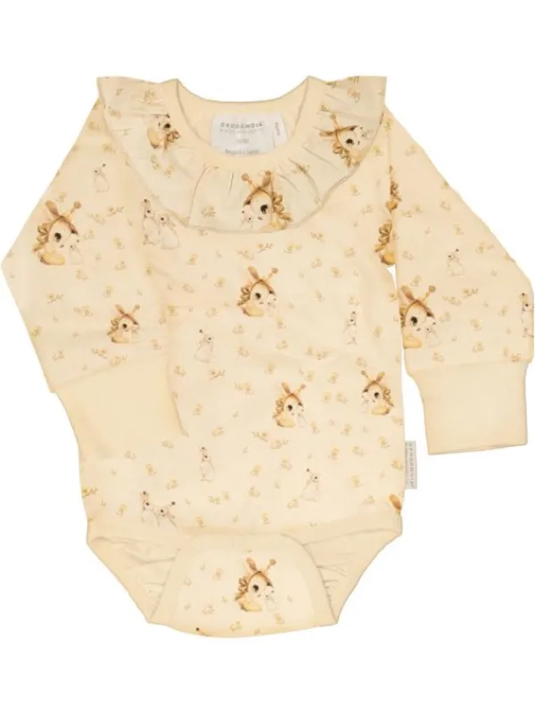 New GEGGAMOJA Bamboo pitkähihainen body Stella pouder Sisävaatteet