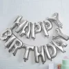 Outlet - folioilmapallo Happy Birthday, hopea Juhlan Aika