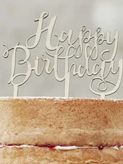 New Happy Birthday! puinen kakunkoriste Juhlan Aika