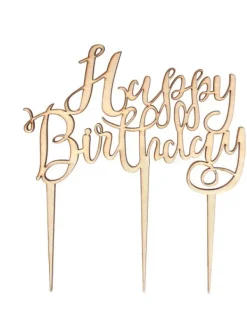 New Happy Birthday! puinen kakunkoriste Juhlan Aika