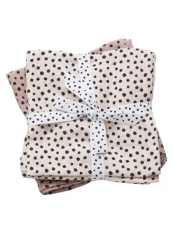Online Harsoliina 2-pack 70x70 - Happy dots powder - Puuvillaharsot