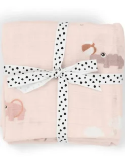 Online Harsoliina 2-pack 70x70 - Playground Powder - Puuvillaharsot