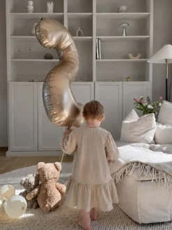 New Harso-mekko lapselle (pitkähihainen), Beige Sisävaatteet|Kaste- Ja Nimiäisjuhlat