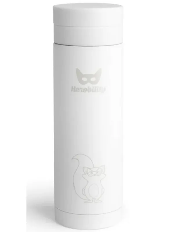 New Herobility - termospullo 300ml, valkoinen Ruokailuhetkiin
