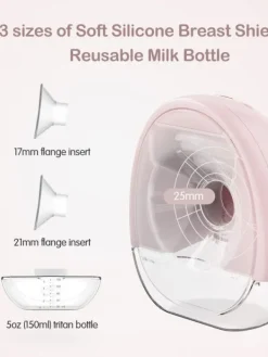Discount Horigen rintapumppu - puettava ja langaton, rosa Rintapumput