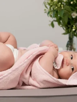 Discount Huppupyyhe lapselle, pupunkorva pinkki Kylpy