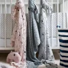 New Iso kapaloliina 120x120 Contour Blue 2-pack - Puuvillaharsot