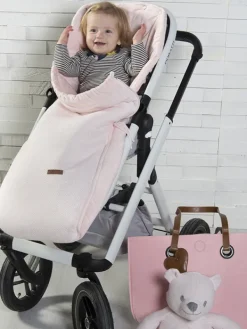 Online Iso lämpöpussi rattaisiin | Baby’s Only (sileäneulos rosa) Lämpöpussit