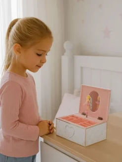 Best Kaunis hopeoitu soiva korurasia kaiverruksella, ballerina Korut Äidille Ja Lapselle|Kastelahjat