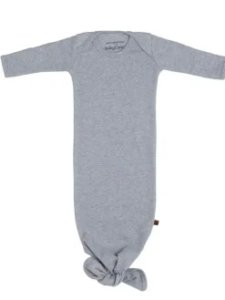 Knotted gown yöpuku vastasyntyneelle, harmaa Kapalot Ja Unipussit|Sisävaatteet
