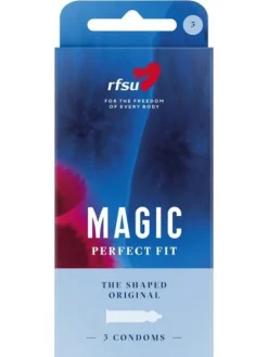 Hot Kondomi Magic 5 kpl, anatomisesti muotoiltu Rfsu-Tuotteet|Kondomit