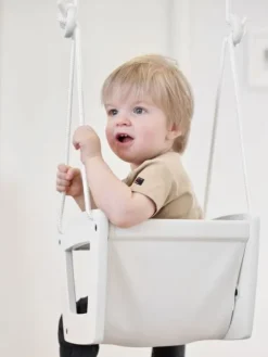 Online Lillagunga - toddler keinu - valkoinen nahka Toiminnalliset Lelut|Sisustustavarat