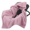 Lämmin boucle turvakaukalon viltti – antique pink Lämpöpussit