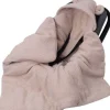 Discount Lämmin nallenkorva boucle turvakaukalon viltti – beige Lämpöpussit