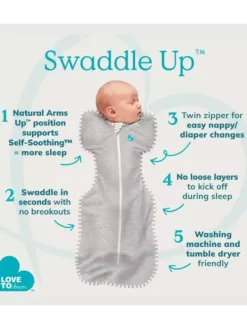 Sale Love To Dream Swaddle Up Original - Kapalounipussi vastasyntyneelle, sand Kapalot Ja Unipussit