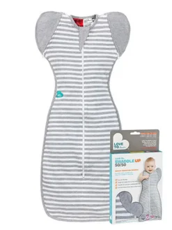 Best Love to Dream - Swaddle Up Original 50/50 kapalo, harmaaraita Kapalot Ja Unipussit