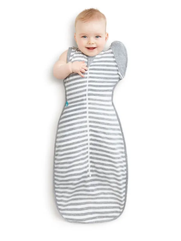 Best Love to Dream - Swaddle Up Original 50/50 kapalo, harmaaraita Kapalot Ja Unipussit
