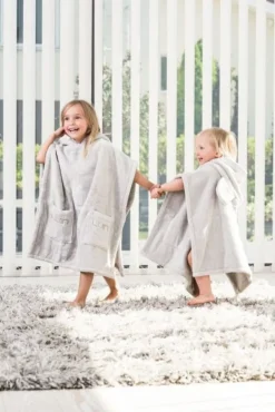Sale Luin Living Ponchopyyhe, 4 eri kokoa,Pearl Grey Kylpy|Äidin Hemmottelu
