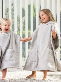 Sale Luin Living Ponchopyyhe, 4 eri kokoa,Pearl Grey Kylpy|Äidin Hemmottelu