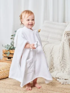 Outlet Luin Living Ponchopyyhe, 4 eri kokoa, Snow Kylpy|Äidin Hemmottelu