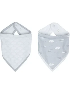 Luma - vauvan kuolalappu 2-pack, lovely sky Tuttipullot Ja Tuttipäät|Sisävaatteet