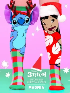 Hot MADMIA Hassunhauskat Lilo & Stitch Christmas Joulusukat Madmia Hassunhauskat Sukat
