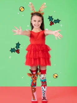 Clearance Hassunhauskat Reindeer and Elf Joulusukat Madmia Hassunhauskat Sukat
