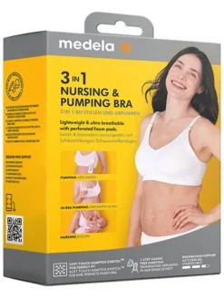 Sale Medela 3in1 imetys- ja pumppausliivit - valkoinen B-C Kupit|Kaikki Imetysliivit