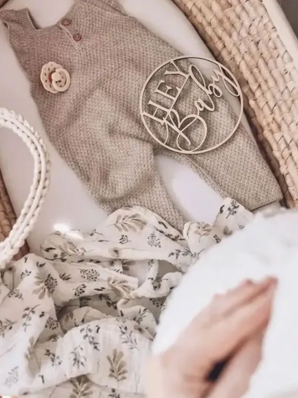Clearance Meraki Engraving "Hey Baby" -kyltti Vauvakirjat Ja Kortit
