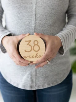 Online Milestone puiset kortit odottavalle äidille - Baby Shower -Lahjat|Vauvakirjat Ja Kortit