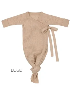 Best Moalie Knotted Gown -yöpuku, Beige tai Camel Kapalot Ja Unipussit