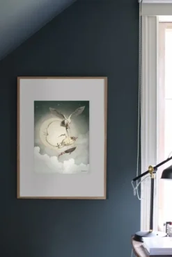 Hot - To The Moon juliste 30x40 Julisteet Ja Printit