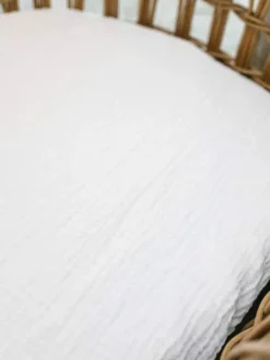 Hot Muotoonommeltu harso aluslakana 60x120cm - Cream Vuodevaatteet Ja Viltit