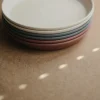 Clearance pyöreä lautanen 2-pack, vanilla Ruokailuhetkiin