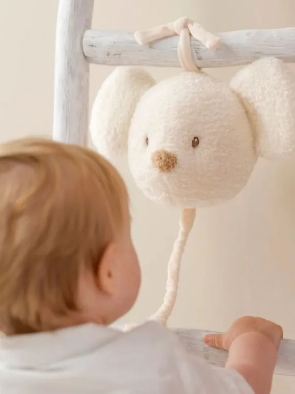 Clearance Nattou - Soittorasia hiiri - Teddy Ecru Mobilet