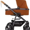 Best Naturkind Lux Evo yhdistelmävaunut Solight Ecco renkailla, Terracotta Lastenvaunut Ja Rattaat