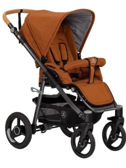 Best Naturkind Lux Evo yhdistelmävaunut Solight Ecco renkailla, Terracotta Lastenvaunut Ja Rattaat