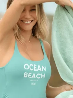 Online Odotusajan uimapuku Ocean Beach green Äitiysuimapuvut