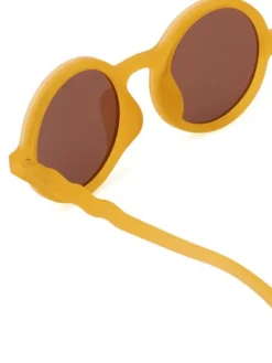 Hot Lasten Aurinkolasit Kids 3-5v, Round Citrus Yellow Lasten Aurinkolasit