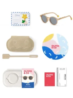 Sale Lasten Aurinkolasit Kids 3-5v, Oval Sand Beige Lasten Aurinkolasit