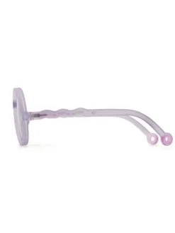 Hot Lasten Aurinkolasit Kids 3-5v, Round Purple Coral Lasten Aurinkolasit